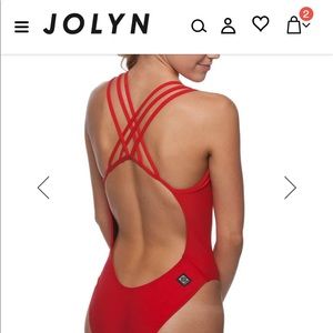 Red Jolyn swimsuit